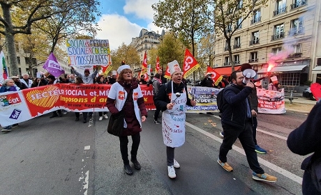 À Paris, la manifestation de travailleurs sociaux ne fait pas le plein