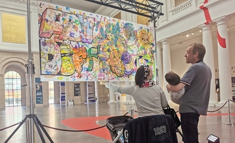 Un musée virtuel expose des artistes en situation de handicap
