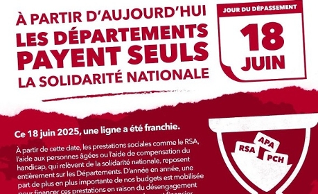 "Asphyxie financière" : Départements de France lance une campagne nationale d'alerte